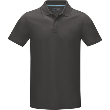 Graphite Poloshirt aus GOTS-zertifizierter Bio-Baumwolle für Herren