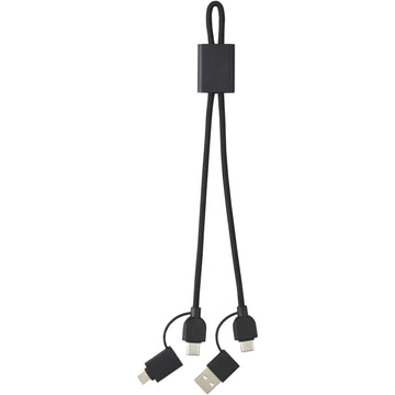 Connect 6-in-1 Schnellladekabel 45W aus recyceltem RCS Aluminium